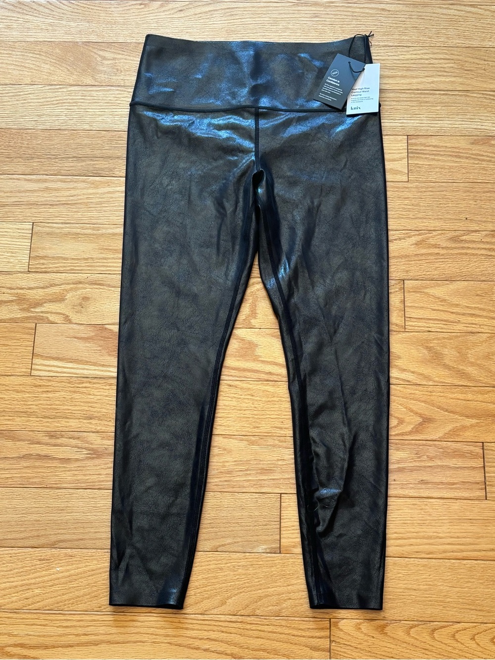 High-Rise Faux Leather KNIX Leggings - Black BNWT